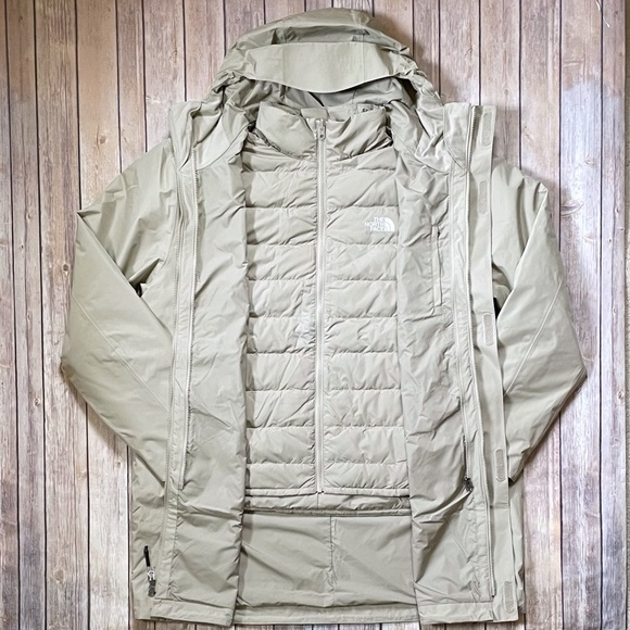 The North Face Men’s Arctic TriClimate Jacket In Flax - Picture 5 of 10